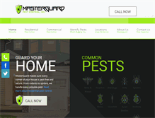 Tablet Screenshot of masterguardpestcontrol.com